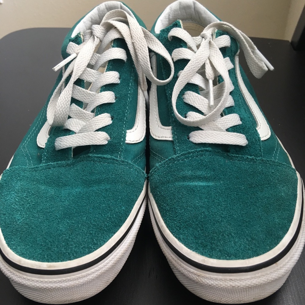 Old skool quetzal green vans